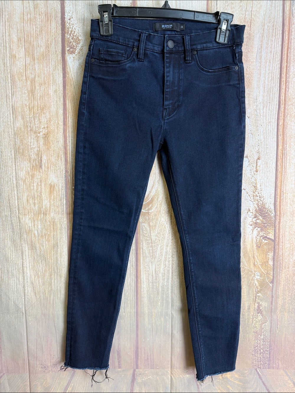 Hudson Jeans Dark Blue Skinny High-Rise Stretch Denim Size 26